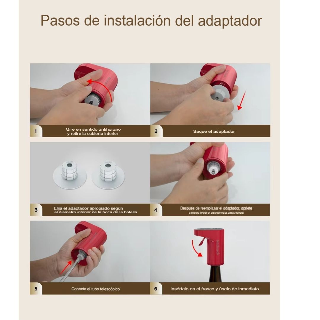 👏DISPENSADOR Y AIREADOR DE BEBIDAS INTELIGENTE ✔ CUANTIFICADOR DE (ML)