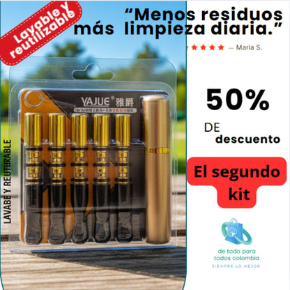 KIT X 5 FILTROS PARA CIGARRILLO + ESTUCHE DE LUJO-😮FILTER PRO✔