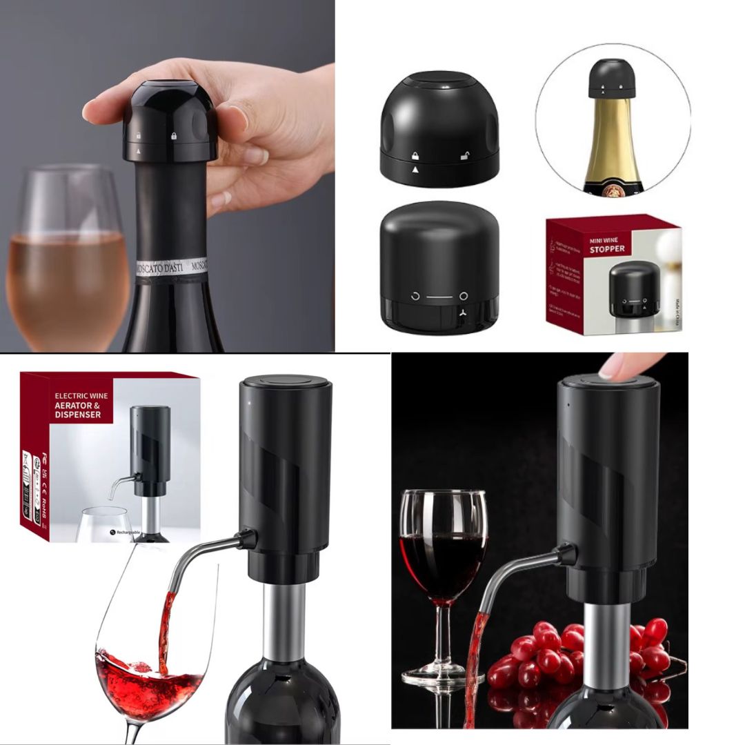 👌 DESPENSADOR Y AIREADOR DE BEBIDAS 👉 GRATIS 2 TAPONES DE SEGURIDAD