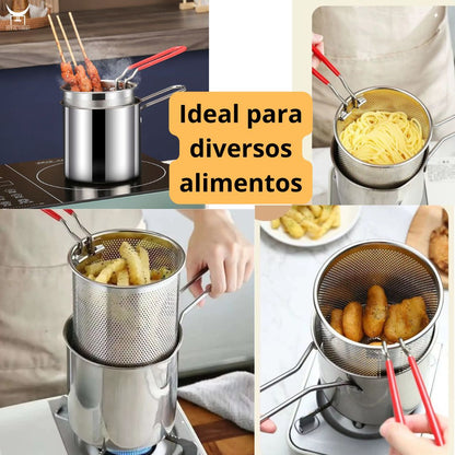 👉 OLLA MULTIUSOS DE ACERO INOXIDABLE ✔ 1.2 LITROS