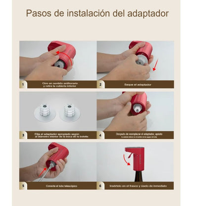 👏DISPENSADOR Y AIREADOR DE BEBIDAS INTELIGENTE ✔ CUANTIFICADOR DE (ML)