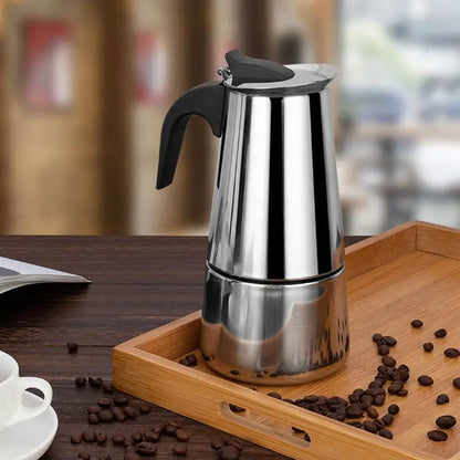 CAFETERA ITALIANA ACERO INOXIDABLE 600ML